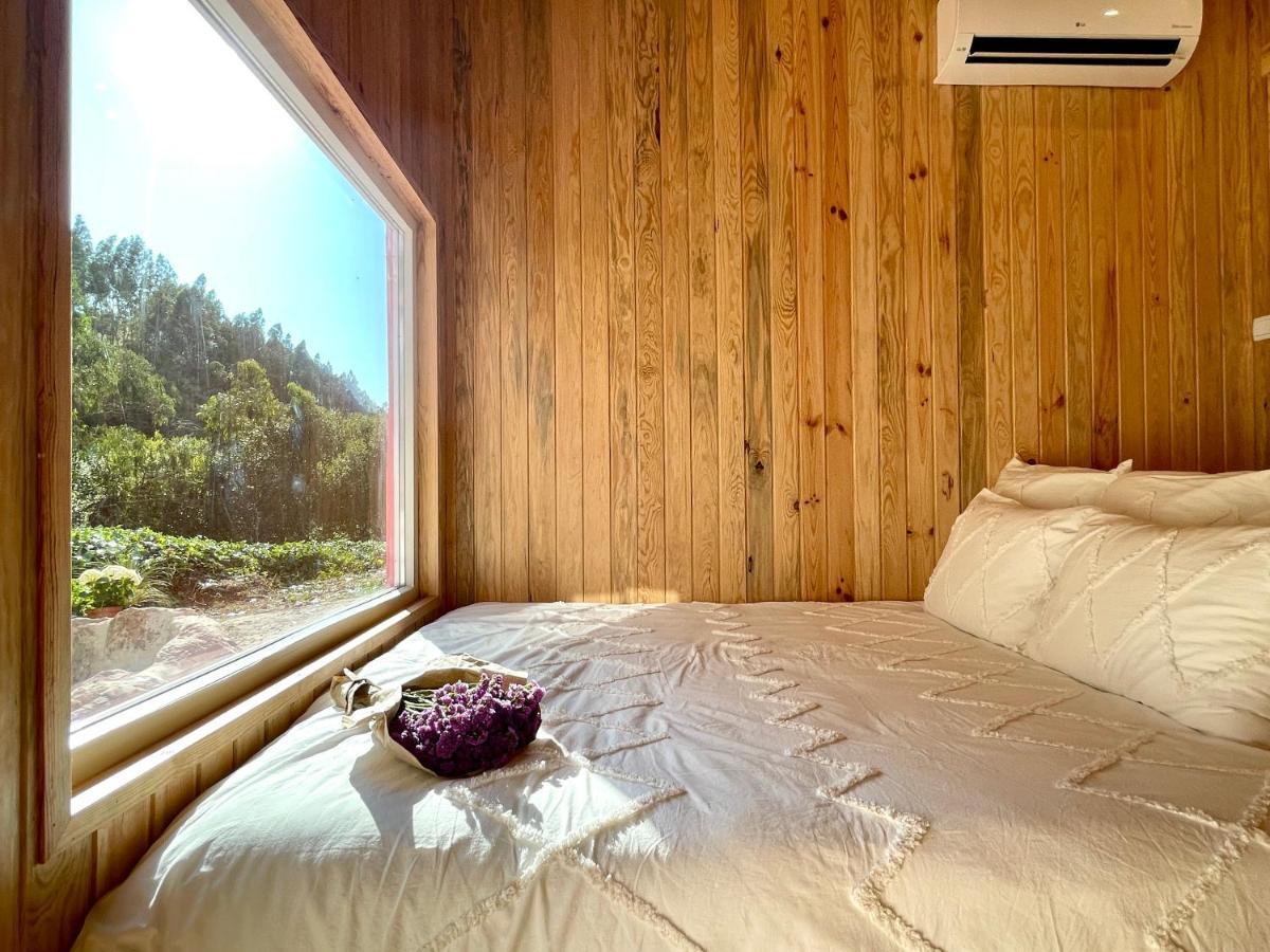 Nativo Natureza Pink Wood Cabin Cela  Exterior foto